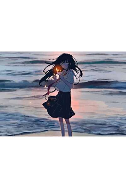 OEM Poster cu Mele, fată anime, 61x90cm, poster1816, Zumzeria