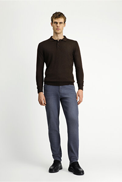 Kiğılı Polo Neck Regular Fit Wool Knitwear Sweater