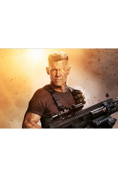 Zumzeria Pânză cu cablu Deadpool, 80x50cm, tableou888,