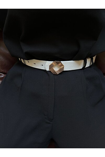 LİA KEMER حزام نسائي ذهبي منقوش على شكل مربع من ميوز، حزام خصر، حزام للسترة، ...