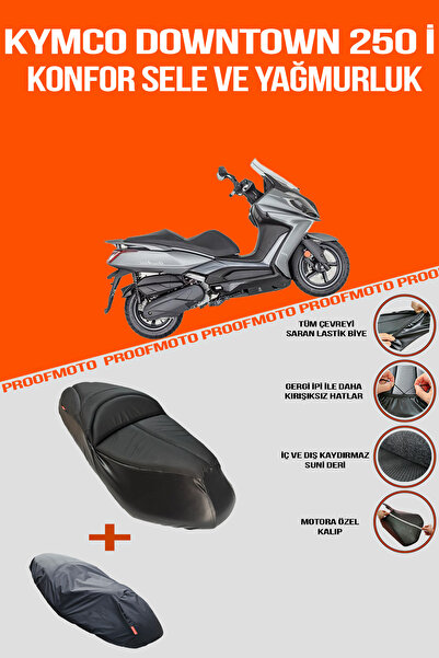 PROOFMOTO Kymco Downtown 250i Comfort Saddle and Raincoat Cover