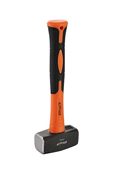 Lawazim Pro7 Sledge Hammer 1000g Fiber Handle Compact Hammer for Construction and DIY