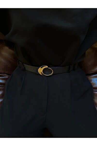 LİA KEMER Γυναικεία ζώνη μέσης με στρογγυλό σχέδιο Maze, χρυσή αγκράφα, ζώνη ...