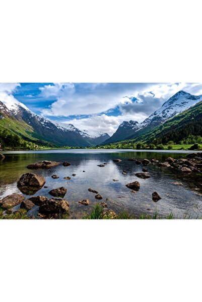 Zumzeria Tablou Canvas Όμορφη θέα στο βουνό, 80x50εκ., tabloucanvas76,