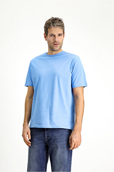 Kiğılı Βαμβακερό μπλουζάκι με μονό ζέρσεϊ με κανονική εφαρμογή