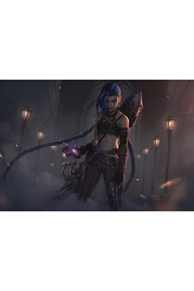 OEM Poster Arcane Jinx Splash Art, 61x90cm, poster2451, Zumzeria