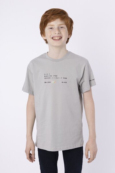 Black One 100% бавовняна тканина супрем, чоловіча дитяча футболка з інжекційн...