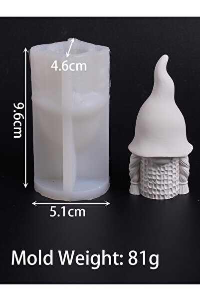 Choice 02 قالب سيليكون لشموع سانتا كلوز ثلاثية الأبعاد DIY لعيد الميلاد بدون ...