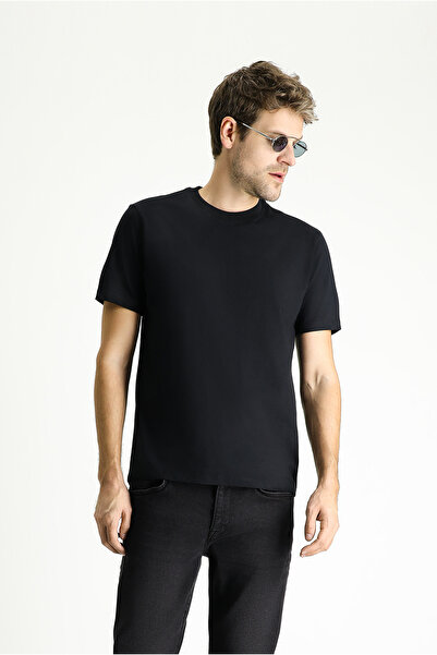 Kiğılı Μπλουζάκι μονό βαμβακερό ζέρσεϋ - Crew Neck Regular Fit T-shirt