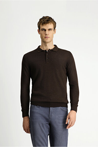 Kiğılı Polo Neck Regular Fit Wool Knitwear Sweater