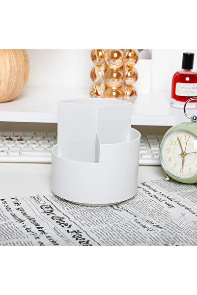 Choice حامل أقلام دوار من قطعة واحدة، صندوق تخزين أقلام سطح مكتب للطلاب، تخزي...