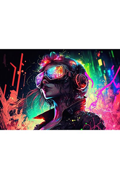OEM Poster Raver Girl, 61x90cm, poster2750, Zumzeria ®