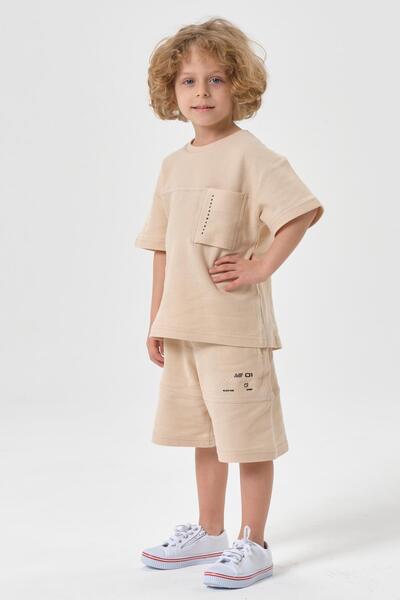 Black One Σετ αγορίστικο σορτς με λαιμόκοψη