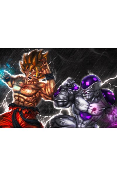 OEM Poster Dragon Ball Fights Goku VS Freezer, 61x90cm, poster2831, Zumzeria ®