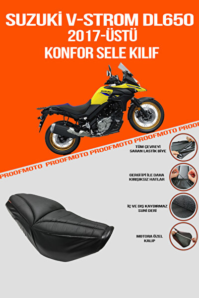 PROOFMOTO Suzuki V-strom DL650 (2017 - TOP) Comfort Saddle Cover