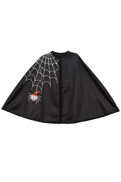 Denokids Halloween Cadılar Bayramı Kostümü Unisex Çocuk Siyah Pelerin