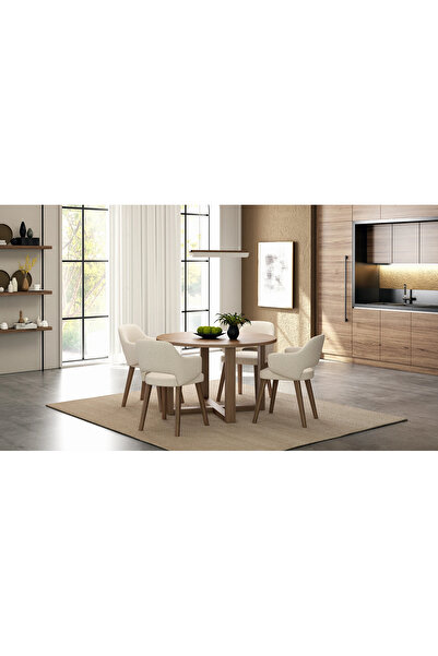 Kelebek Calina Yuvarlak Masa 110 cm