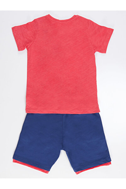 Denokids Korsan Dino Erkek Çocuk Yazlık T-shirt Şort Takım