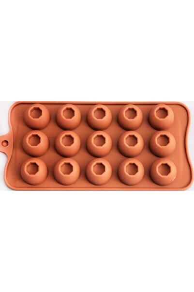 Pasta Ortası Çukur Çember Silikon Kalıp Çikolata Sabun Kokulu Taş Mum Epoksi ...
