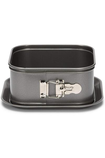 pasta cumhuriyeti Kek Kalıbı Tabanlı Pasta Kare Kelepçeli Derin 18 cm