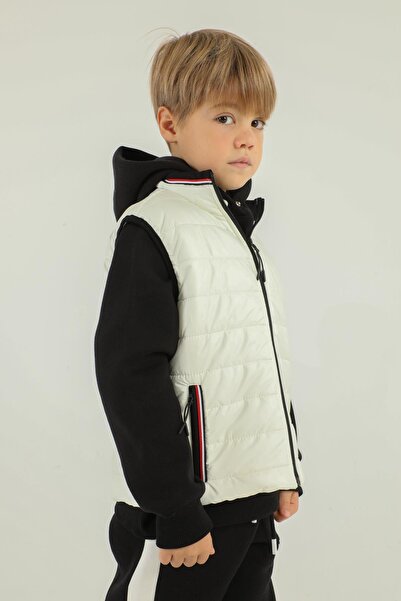 Black One Чоловічий жилет з високим коміром і блискавкою