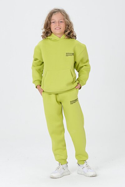 Black One Ανδρικό σετ αθλητικής φόρμας Three Thread Sh επένδυση fleece με λεπτομέρεια εκτύπωσης