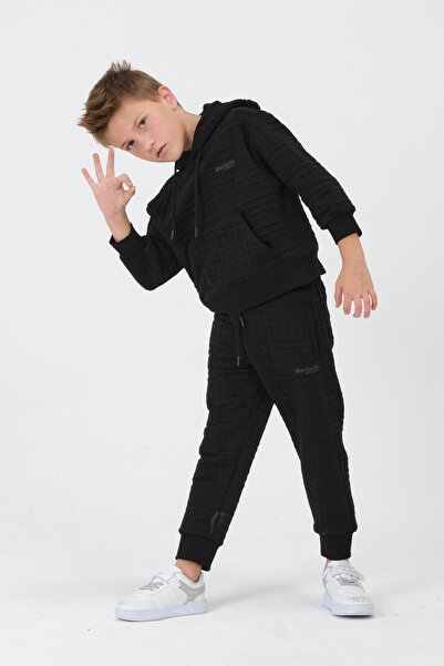 Black One Σετ φόρμας για αγόρι με κουκούλα