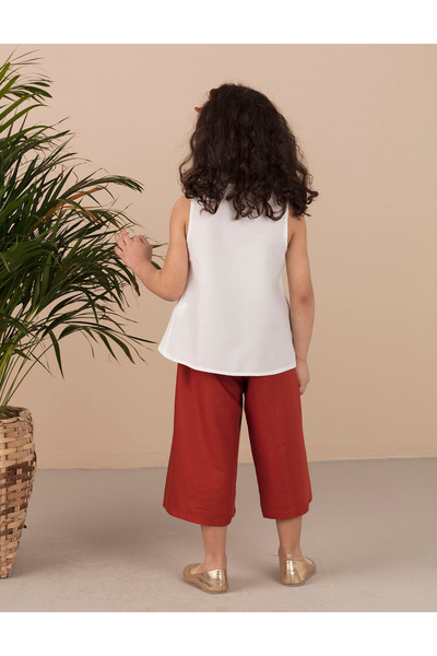 MSHB&G Girl's Besuto Summer Blouse, Capri and Pants Set