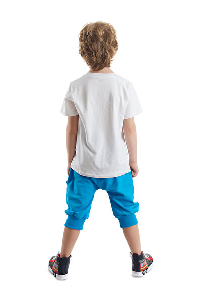 Denokids Set tricou de vară și pantaloni scurți Capri pentru băieți Monster Truck