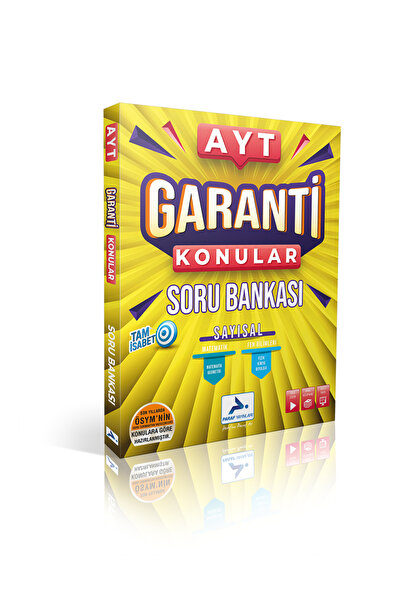 paraf yayınları PARAF AYT SAYISAL GARANTİ KONULAR SORU BANKASI