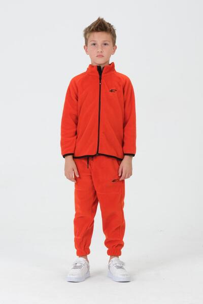 Black One Boy's Polar Fabric Suit Set