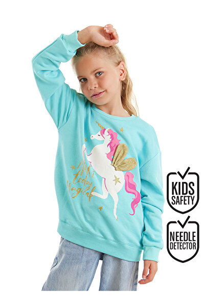 MSHB&G Dívčí mikina Unicorn Mint