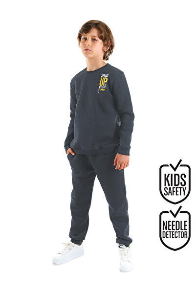 MSHB&G Boy's Dark Gray Comfortable Tracksuit Set