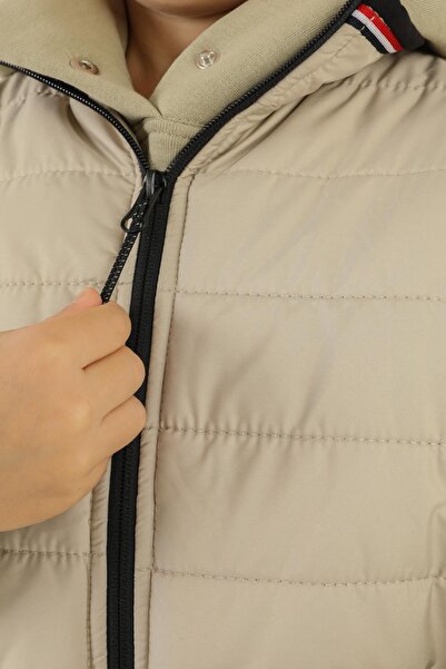 Black One Чоловічий жилет з високим коміром і блискавкою