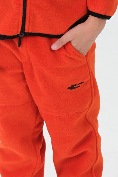 Black One Boy's Polar Fabric Suit Set