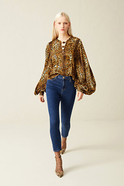 Jus De Pommes LACİVERT YÜKSEK BEL SKINNY JEAN