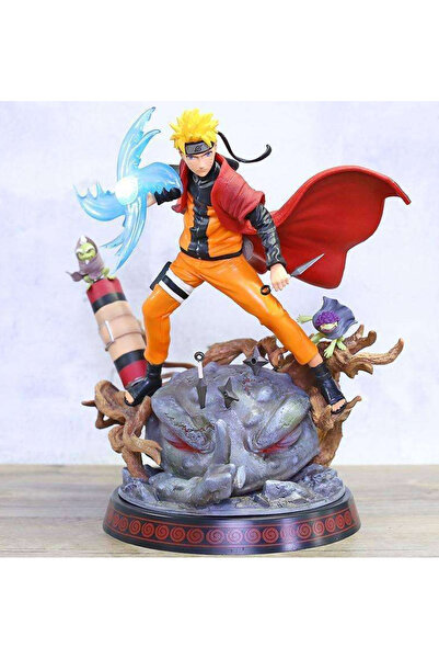No branded Figurină de acțiune premium, Naruto Shippuden, Personajul Sage Naruto, Rasengan, Iluminare LED, 30 cm