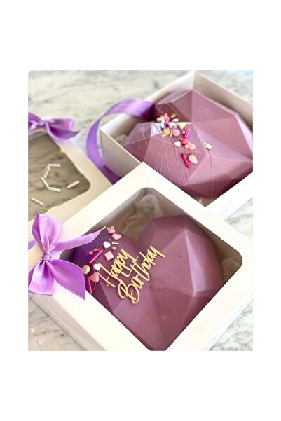 cici Asetat Kristal Kalp Pinyata Kutusu 19x19x7 cm