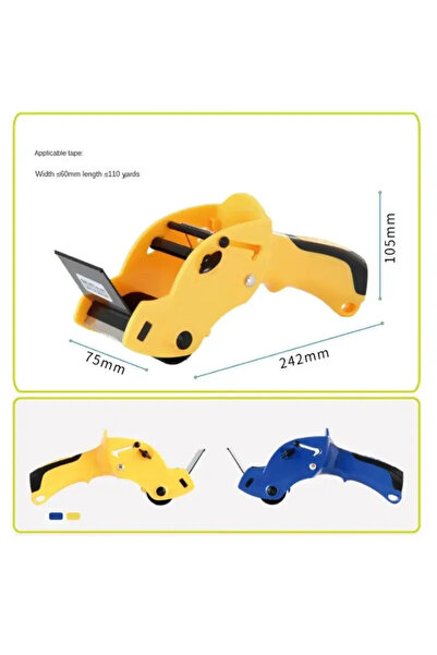 Choice 1PC YELLOW 1Pc Packing Tape Dispenser for Sealing Packer Seat Dispensa...