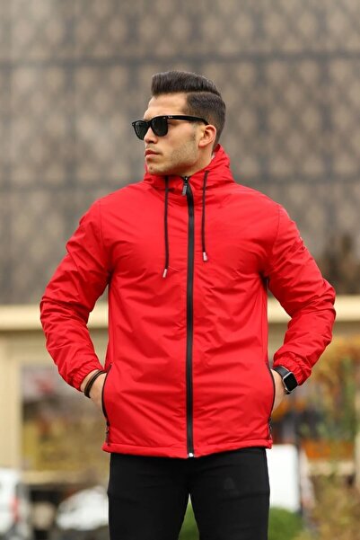 SERAZAT Men's Thick Fur Hooded Windproof Winter Coat