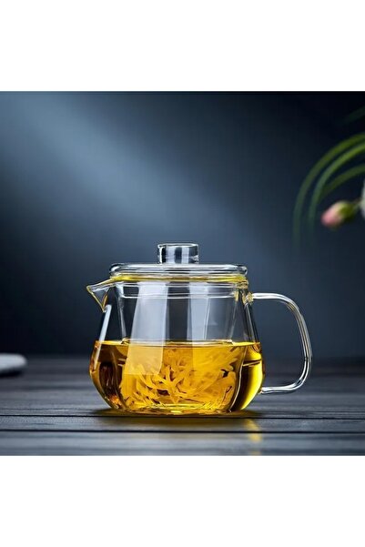 Choice 480ml Glass Teapot Penguin Shape Chinese Tea Ceremony Transparent Teaw...