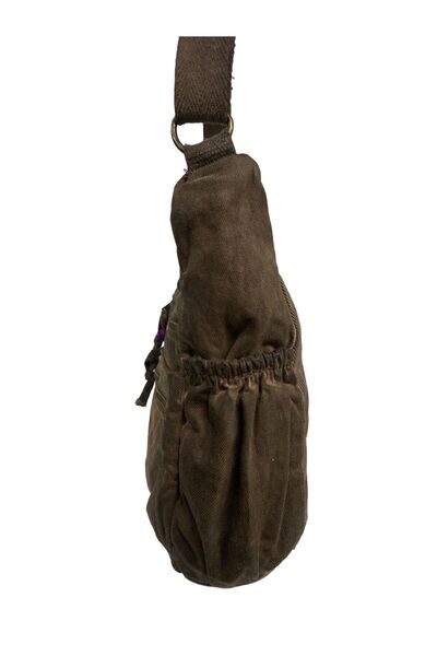 Old Cotton Quality Vintage Antique Casual Travel School Messenger Bag 28 cm X 26 cm