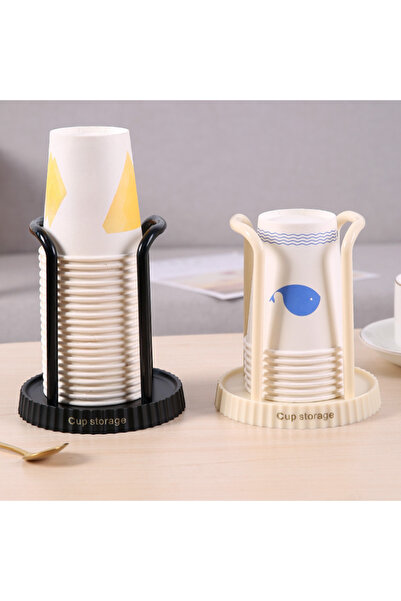Choice 2pcs Simple Paper Cup Holder, Disposable Cup Storage Rack, Multifunctional Coffee and Milk Tea Cup S