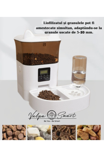 Valpa Smart Hranitor si adapator pentru caini si pisici,ValpaSmart, înregistrare vocală, programabil