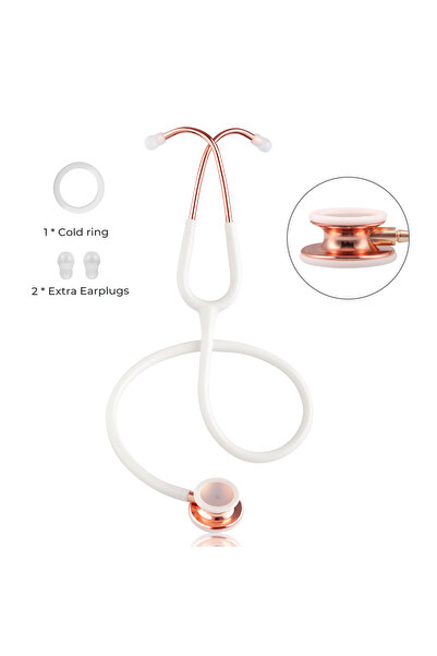 Choice سماعة طبية بيضاء مزدوجة الجوانب محمولة احترافية لطب القلب، معدات طبية ...