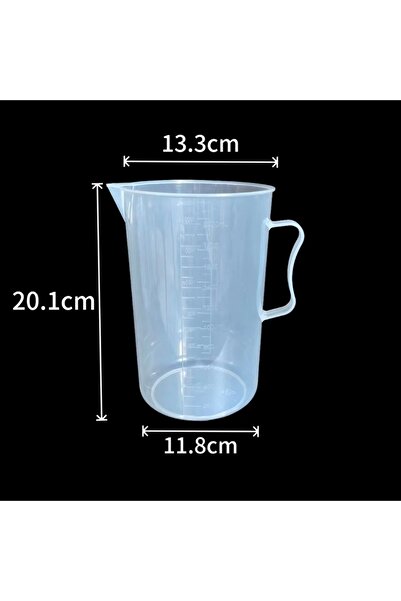 Choice 2000ml 100/250/1000/2000 Ml Spout Kitchen Lab with Handle Measuring Cup Cooking Liquid Pitcher Jug P