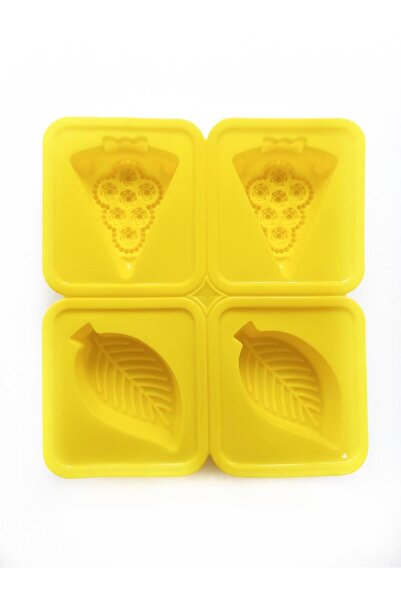 PASTRY PLANET Yaprak Silikon Kalıp Çikolata Muffin Sabun Kokulu Taş Mum Epoks...