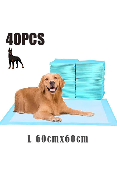 Choice 60x60 40 قطعة 20/40/50/100 قطعة حفاضات زرقاء للحيوانات الأليفة القطط و...