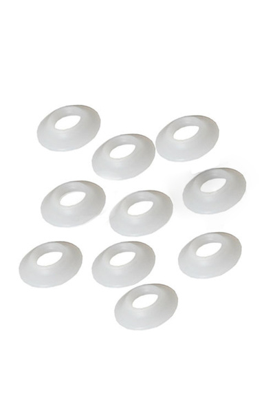 Choice 25 قطعة من حشوات المطاط السيليكوني البيضاء وغسالات الظهر لغطاء زجاجة G...