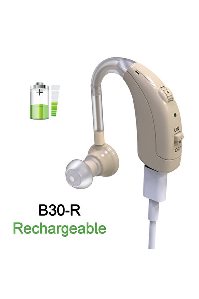 Choice B30 R-Rechargeable 2024 Best Digital Hearing Aid BTE Adjustable Tone Sound Amplifier Portable Deaf E